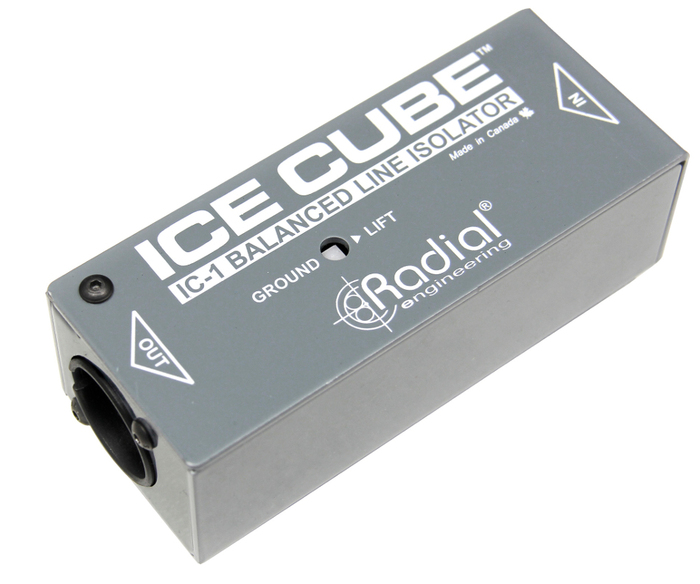 Radial Engineering Ice Cube 1-Channel Passive Line Level Isolator,  Balanced With Eclipse Transformer