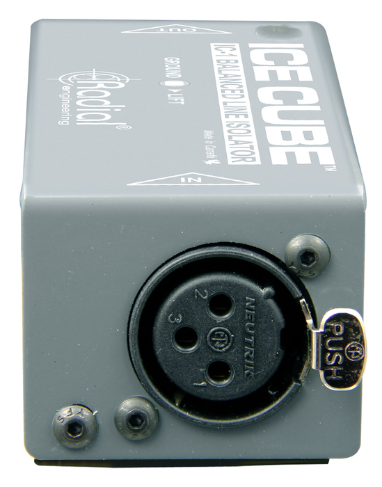 Radial Engineering Ice Cube 1-Channel Passive Line Level Isolator,  Balanced With Eclipse Transformer