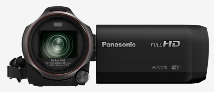 Panasonic HC-V770K 12.76MP HD Camcorder With Wireless Smartphone Twin Video Capture