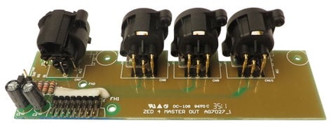 Allen & Heath 003-740 Master XLR Output PCB For ZED 4 Series