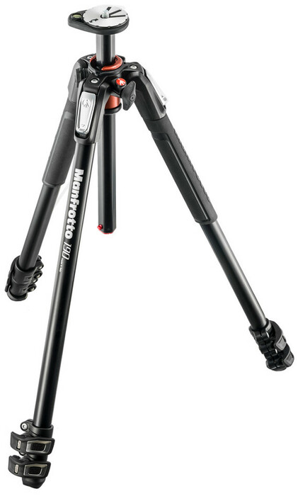 Manfrotto MK190XPRO3-3W 190XPRO Aluminum Horizontal Column Tripod With XPRO 3-Way Head Kit