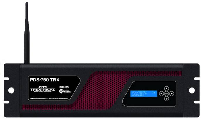 City Theatrical PDS-750 TRX ColorBlast Power And Data Supply With SHoW DMX Neo Reveiver