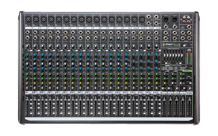 Mackie ProFX22v2 22-Channel Analog Mixer With Effects, USB Interface
