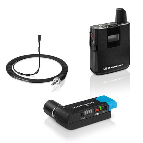 Sennheiser AVX-MKE2 SET Wireless Camera-Mount System With MKE2 Lavalier Mic