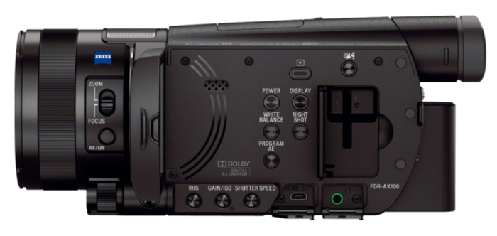 Sony FDRAX100/B 4K Ultra HD Camcorder