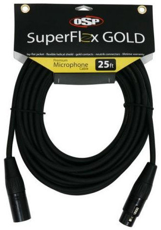 Elite Core SFM-25 25' XLRM To XLRF Premium Microphone Cable