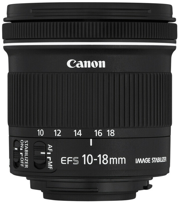 Canon EF-S 10-18mm f/4.5-5.6 IS STM Ultra-Wide Zoom Lens | Full
