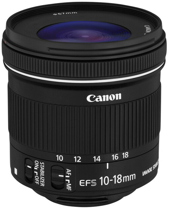 Canon EF-S 10-18mm f/4.5-5.6 IS STM Ultra-Wide Zoom Lens | Full