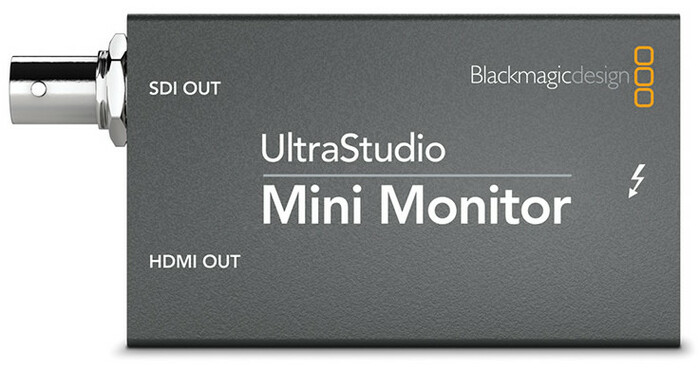 Blackmagic Design UltraStudio Mini Monitor Pocket-Sized Thunderbolt-Powered SDI And HDMI Playback