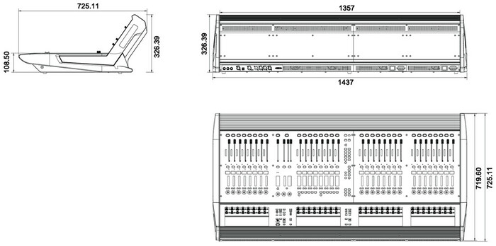 Soundcraft Vi5000 96-Channel Compact Digital Mixer With 36 Faders