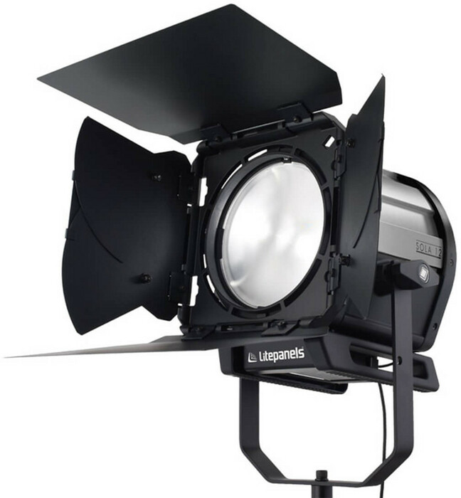 Litepanels Sola 12 12" Daylight LED Fresnel Fixture With Barndoor