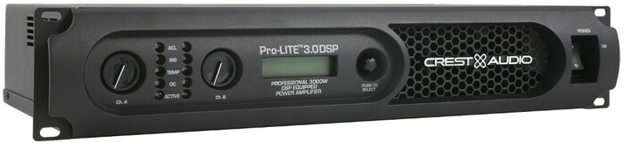 Crest PRO-LITE-3.0-DSP Pro-LITE 3.0 DSP 450W/Ch @ 8 Ohms Power Amplifier With DSP