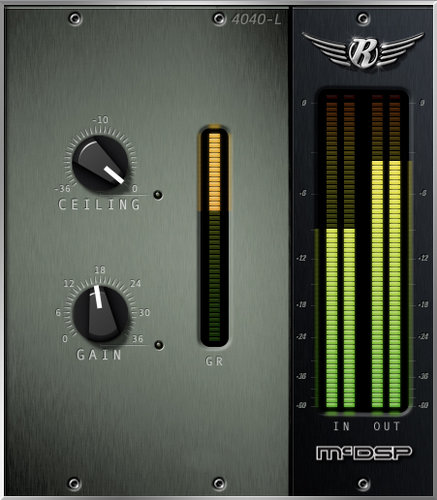 McDSP 4040-RETRO-LIM-HD 4040 Retro Limiter HD Retro Limiter Plugin, HD AAX DSP/Native/AU/VST Version