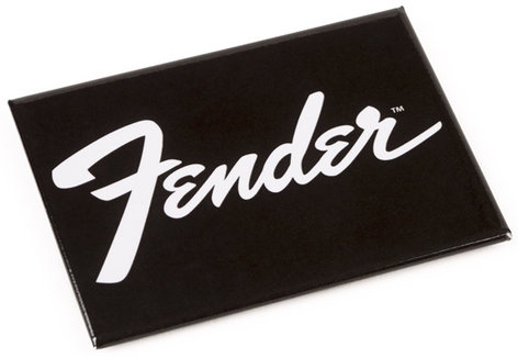 Fender 910-0245-000 Black Logo Magnet