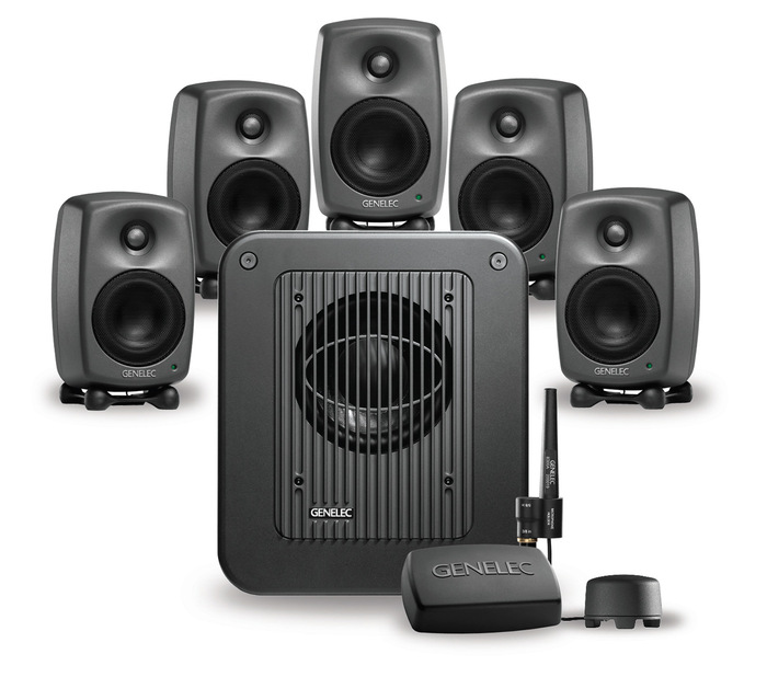 Genelec 8320.LSE Surround SAM (5) 8320APM Monitors, (1) 7350A Subwoofer, GLM V2.0 User Kit And Volume Control