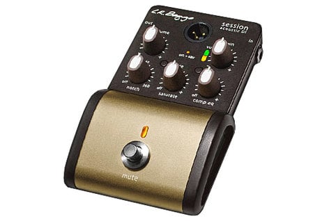 LR Baggs SESSION-DI Session DI Acoustic Guitar Preamp Pedal With Case