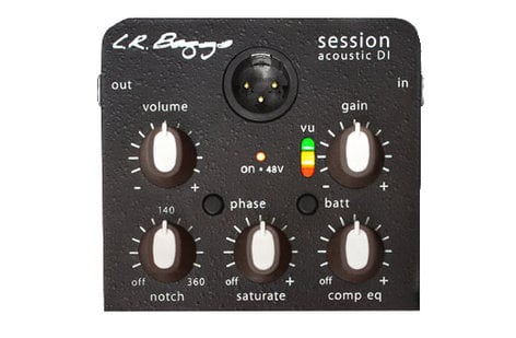 LR Baggs SESSION-DI Session DI Acoustic Guitar Preamp Pedal With Case