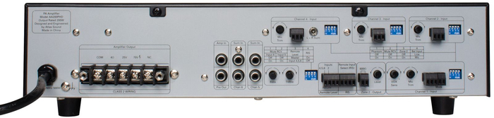 Atlas IED AA200PHD 6-Input, 200W Mixer Amplifier With Automatic System Test (PHD)