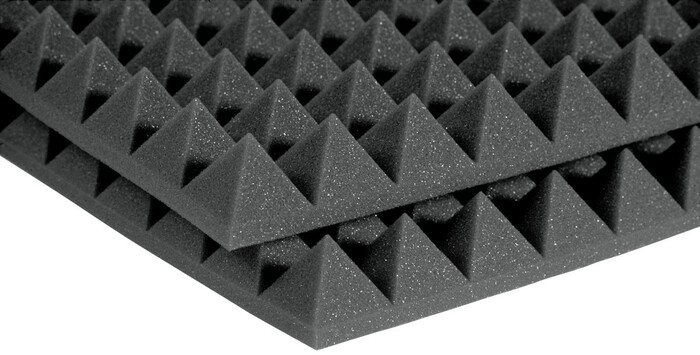 Auralex 2PYR22CHA 2'x2'x2" StudioFoam Pyramids In Charcoal