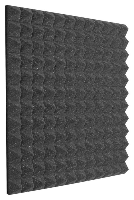 Auralex 2PYR22BUR 2'x2'x2" StudioFoam Pyramids In Burgundy (Charcoal Shown)