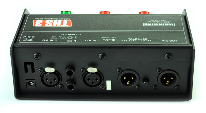 Whirlwind THS3 Talkback Box With Mic Mute, Talk Back, And Cough Button