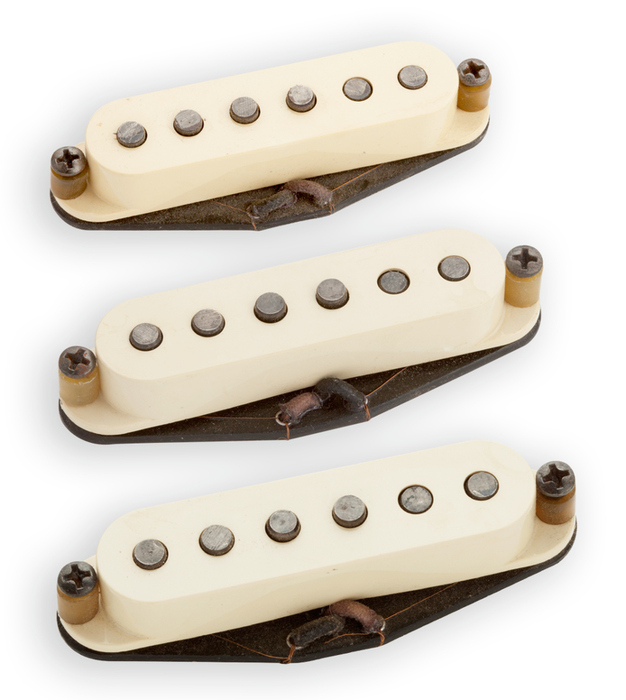 Seymour Duncan 11028-01 Antiquity Series Texas Hot Single-Coil Stratocaster Pickups, Set Of 3