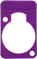 Neutrik DSS-VIOLET Violet Lettering Plate For D Connectors