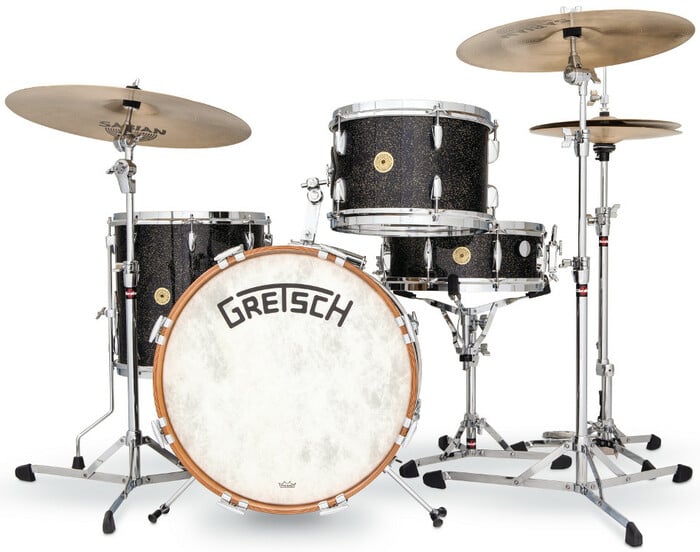 Gretsch Drums BK-J483V-ASP Broadkaster Vintage 3-Piece Modern Bop Shell Pack In Anniversary Sparkle Finish