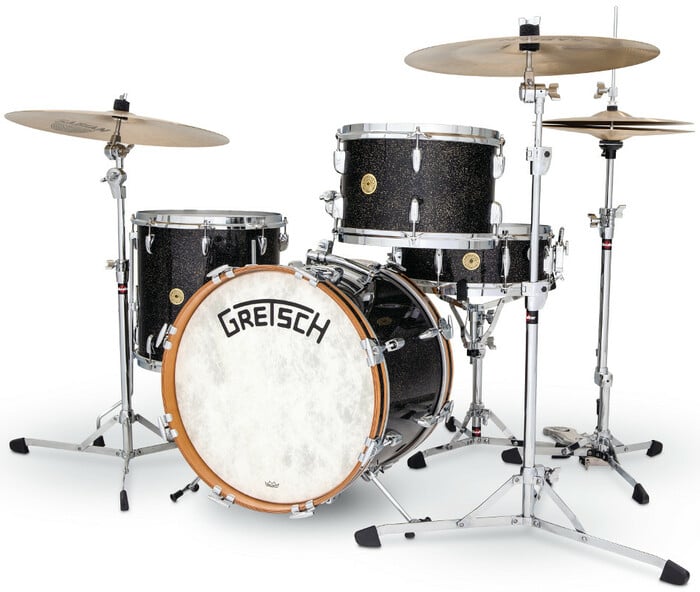 Gretsch Drums BK-J483V-ASP Broadkaster Vintage 3-Piece Modern Bop Shell Pack In Anniversary Sparkle Finish