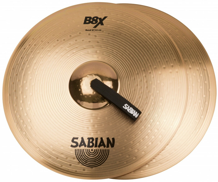 Sabian 41822X 18" B8X Band Hand Cym, Pair
