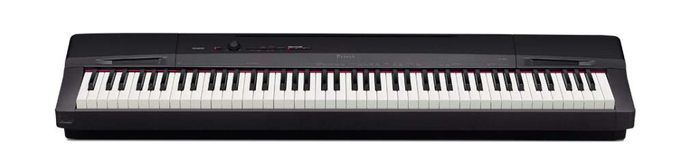 Casio PX160BK 88-Key Digital Piano With Weighted Hammer Action Keyboard, In Black