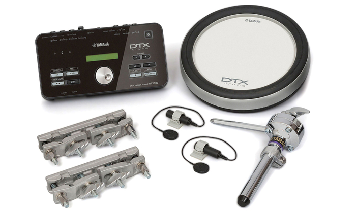 Yamaha DTXHP580 Hybrid Drum Pack DTX502 Drum Module, 1 XP80 Pad, 2