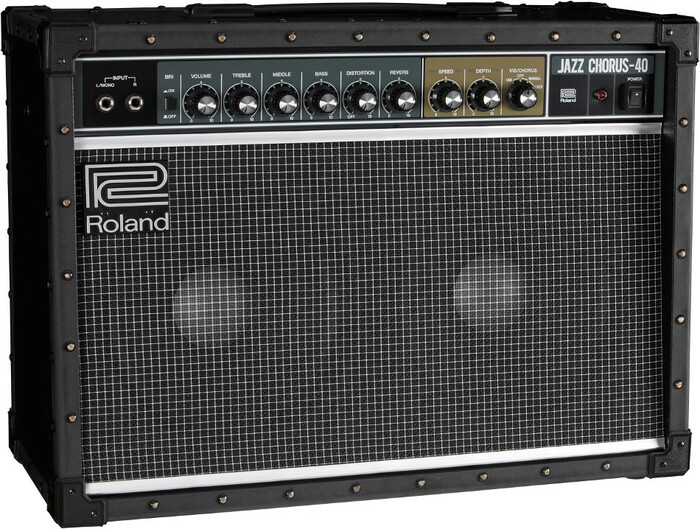 Roland JC-40 Jazz Chorus Amplifier 40W 2-Channel 2x10" Stereo Guitar Combo Amplifier