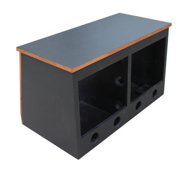 Sound Construction R16-2SL 32 RU Slanted Double Bay Rack