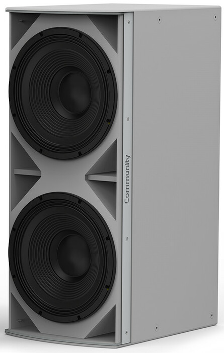 Biamp Community IS8-215W Dual 15" Passive Subwoofer 2000W, White