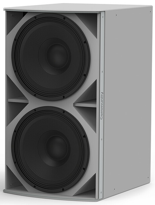 Community IS8-218W Dual 18&quot; Passive Subwoofer 3200W, White | Full Compass  Systems