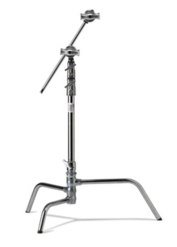 Kupo KS704512 20" Master C-Stand With Turtle Base Kit In Silver