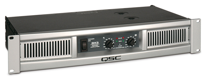 QSC GX3 2-Channel Power Amplifier, 300W At 8 Ohms, 425W At 4 Ohms