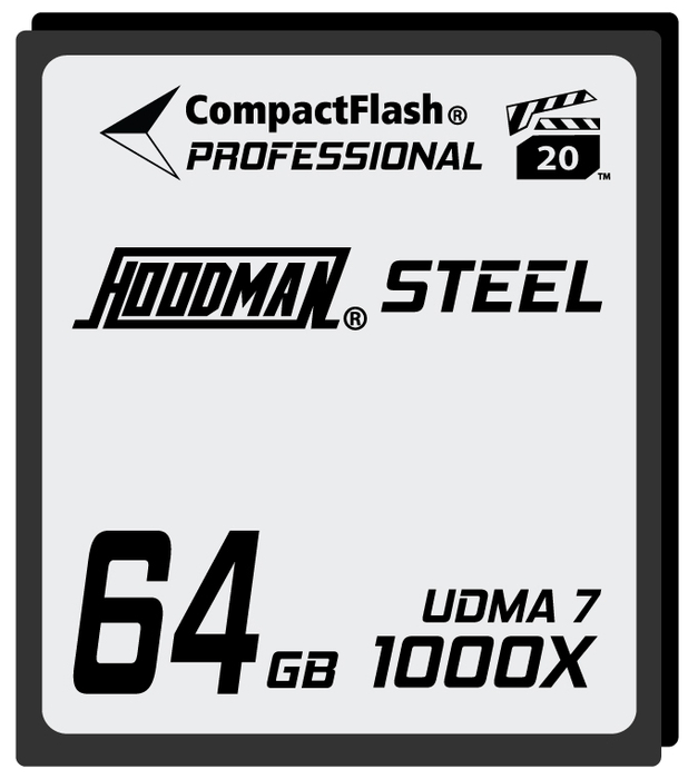 Hoodman HS7CF64 64GB Compact Flash Card 1000X