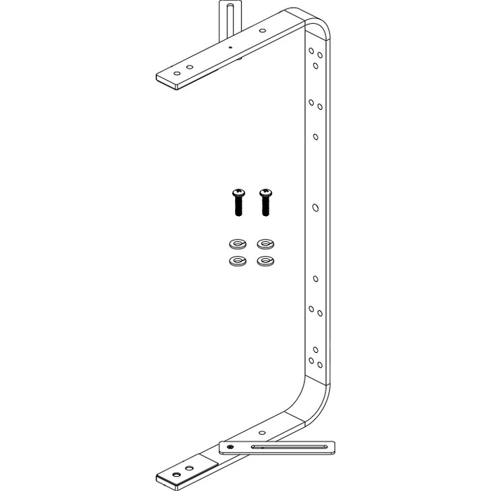 Electro-Voice EVF-UB-BLK U-Bracket For EVF Series Loudspeakers, Black