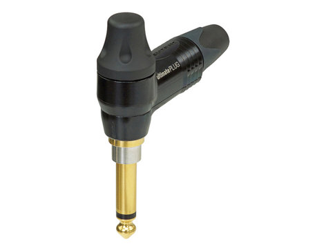 Neutrik NP2RX-ULTIMATE 1/4" TS Right Angle Cable Connector With Timbre Plug And Silent Switch