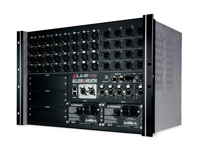 Allen & Heath dLive DM32 S-Class MixRack With 32-Inputs And 16-Outputs