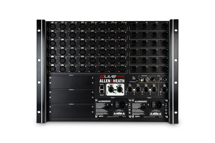 Allen & Heath dLive DM48 S-Class MixRack With 48-Inputs And 24-Outputs