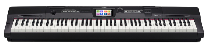 Casio PX360BK Privia Series 88-Key Digital Piano With Tri-Sensor Scaled Hammer Action And Color Touchscreen
