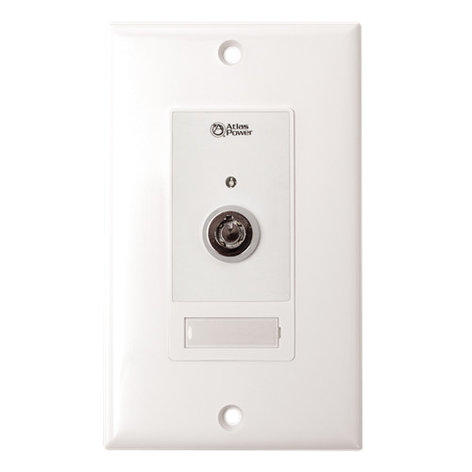 Atlas IED WPD-KSWM Wall Plate Key Switch With Momentary Contact Closure