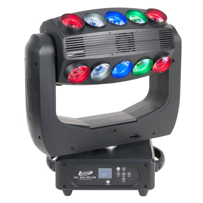 Elation ACL 360 Roller Moving Head Effect Fixture With 20x15W RGBW Pixel Controllable LED's