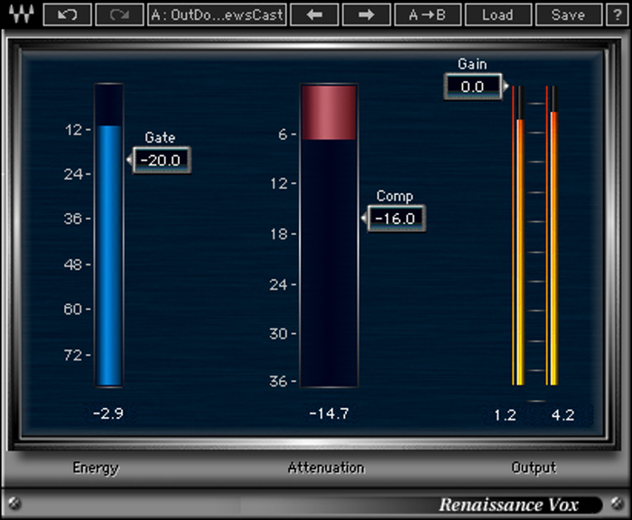 Waves Renaissance Vox Dynamic Vocal Processing Plug-in (Download)