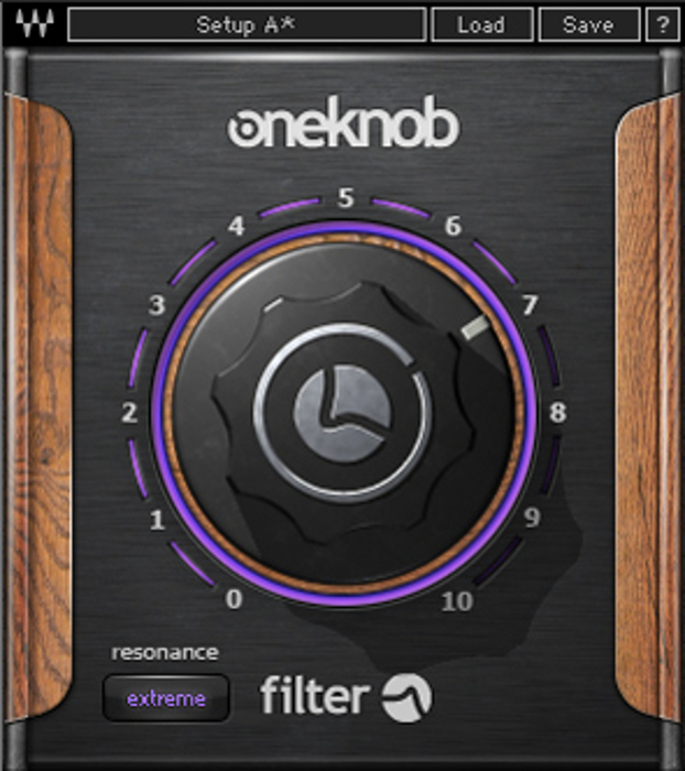 Waves OneKnob Filter Sweepable Filter Plug-in For Electronic Music (Download)