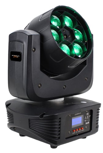 Blizzard Stiletto Z6 6x15W RGBW Moving Head Wash With Zoom