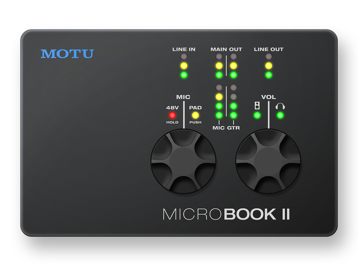 MOTU MicroBook IIc 4x6 USB 2.0 Audio Interface